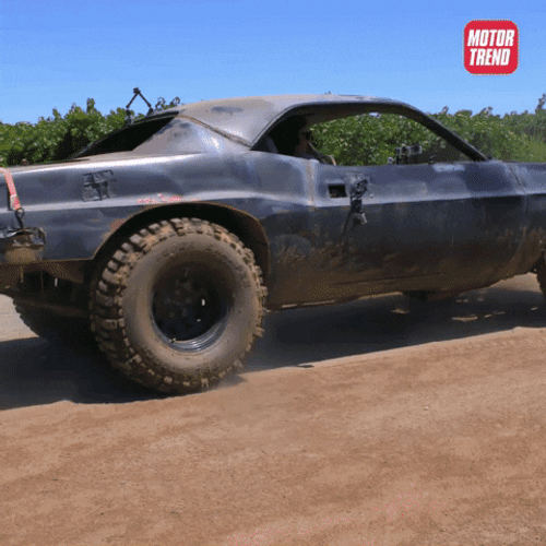 Dodge Challenger Motor Trend Burnout GIF