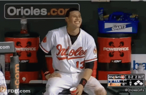 Dodgers Baseball Player In Panda Mask Raising Arms GIF