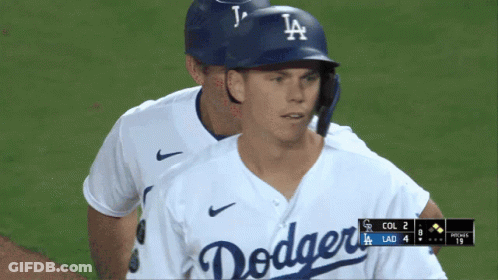Dodgers Baseball Player On Field GIF