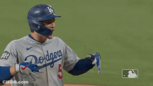 Dodgers Baseball Player Talking GIF