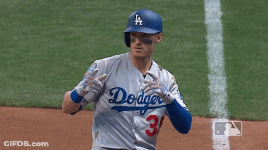 Dodgers Cody Bellinger Pointing GIF