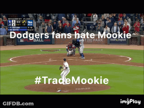 Dodgers Fans Hate Mookie GIF