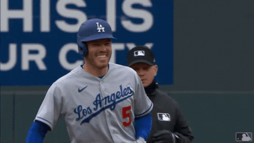 Dodgers Freddie Freeman Big Grin GIF