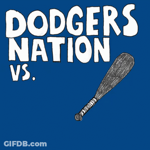 Dodgers Nation Vs State Poster GIF