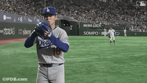 Dodgers Pitcher Ready To Throw Ball GIF