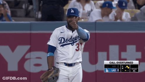 Dodgers Player Giving Thumbs Up GIF