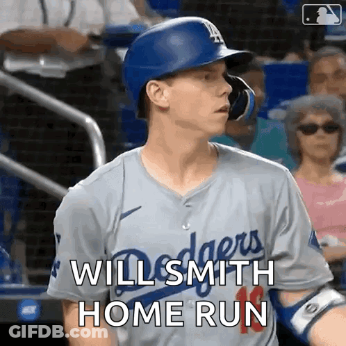 Dodgers Player Saying Will Smith Home Run GIF