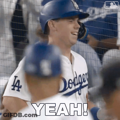 Dodgers Player Saying Yeah GIF