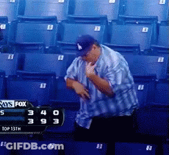 Dodgers Player Sitting On Dugout Bench GIF