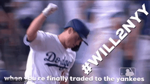 Dodgers Player With #Will2NY GIF