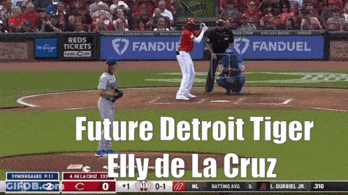 Dodgers Vs Reds Baseball Game GIF