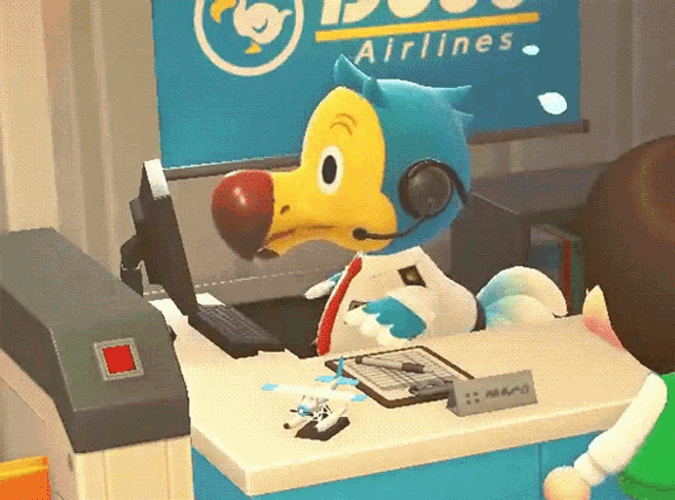 Dodo Airlines Animal Crossing GIF