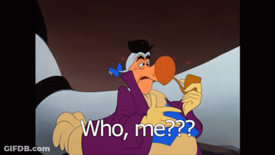 Dodo Who Me Don't Be Ridiculous GIF