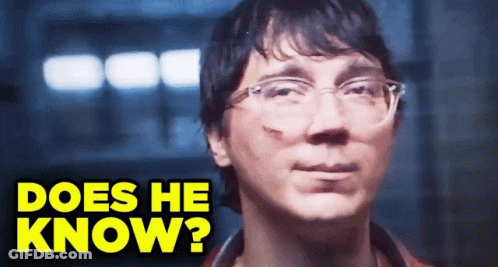 Does He Know GIF