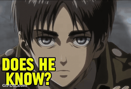 Does He Know GIF