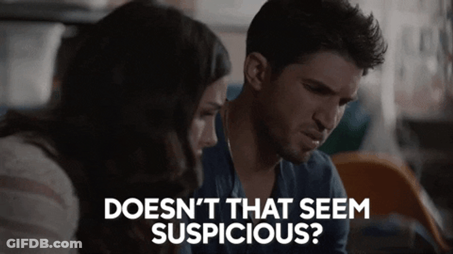 Doesn't That Seem Suspicious GIF