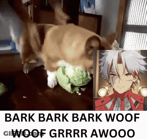 Dog And Boy Bark Bark Bark Woof Woof Grr Awooo GIF