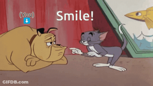 Dog And Cat Saying Smile GIF
