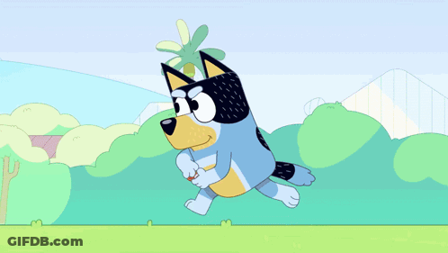 Dog And Cat Standing On Track GIF
