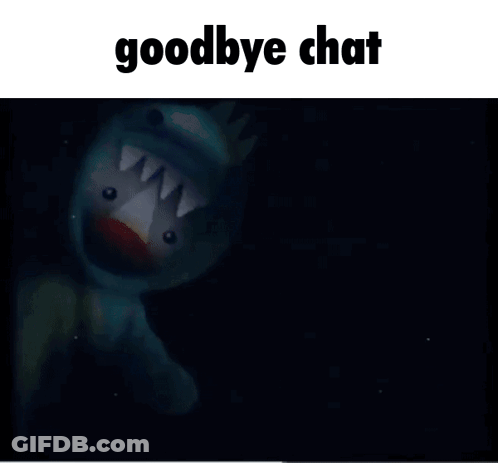 Dog And Penguin With Goodbye Chat GIF