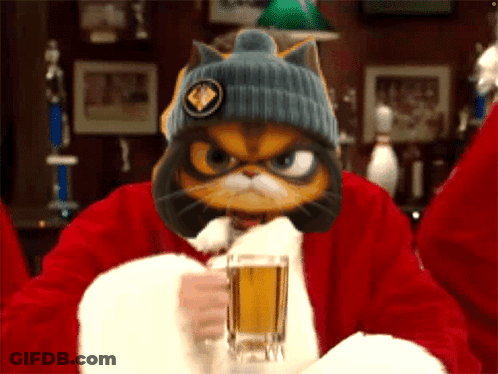 Dog At Table With Asahi Beer GIF