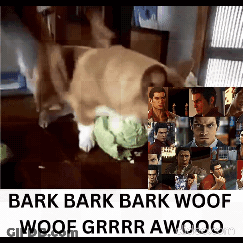 Dog Bark Bark Bark Woof Woof Grrr Awooo GIF