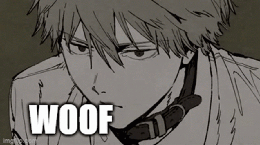 Dog Barking Anime Denji Woof GIF