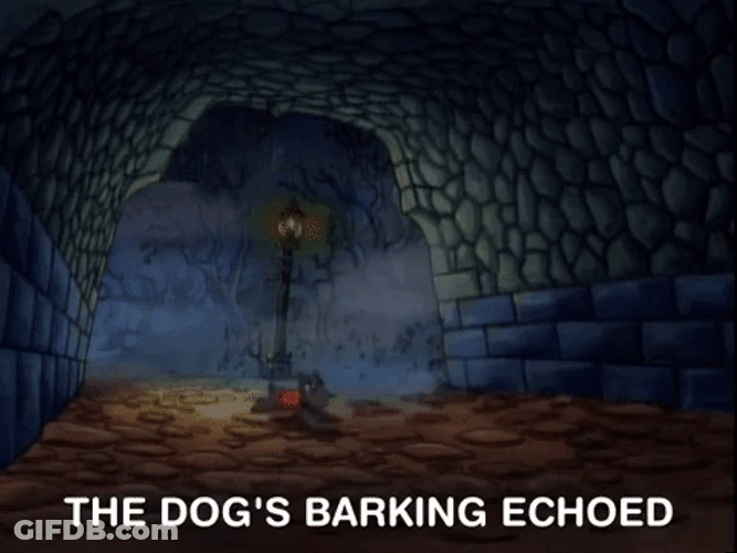 Dog Barking Sound Echoed GIF