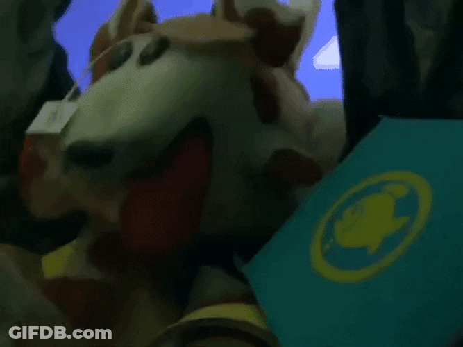 Dog Biting Hot Garbage Apple GIF