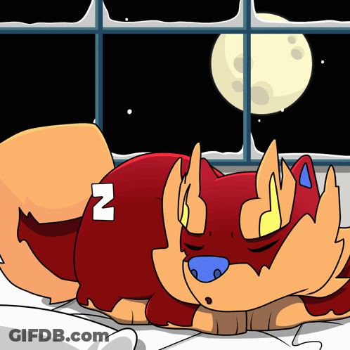 Dog Cartoon With Letter N GIF