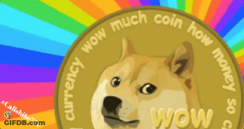 Dog Coin Saying Wow Much Money GIF