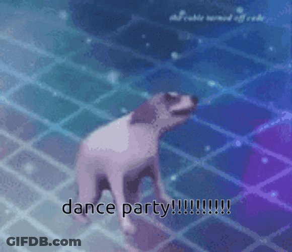 Dog Dance Party Meme GIF