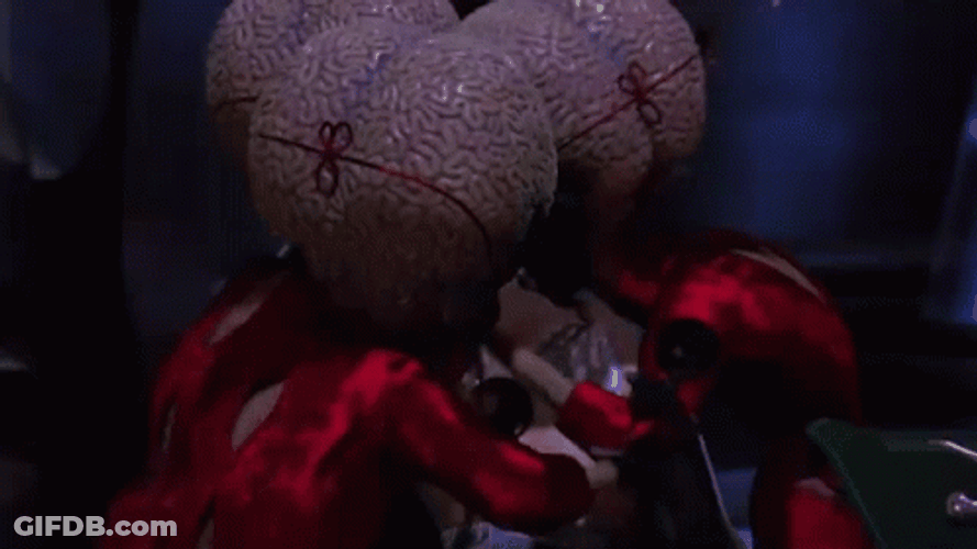 Dog Experiment Mars Attacks GIF