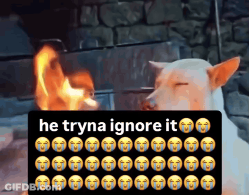 Dog He Tryna Ignore It GIF