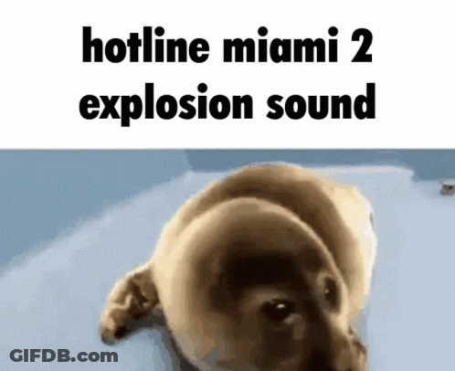 Dog Hotline Miami 2 Explosion Sound GIF