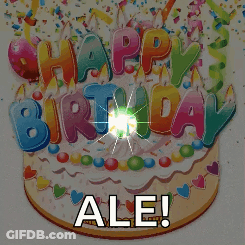 Dog In Party Hat Sunglasses And Bow Tie With Birthday Candles GIF