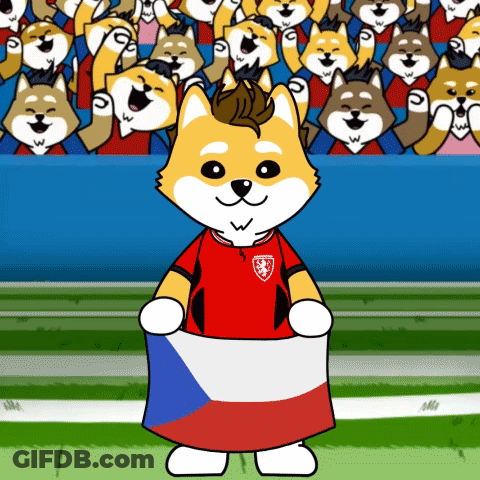 Dog In Red Shirt With Lion GIF