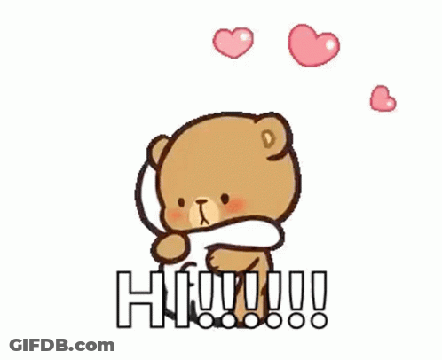 Dog Laying On Blanket Saying Hi My Love GIF