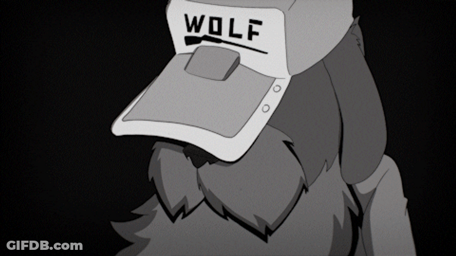 Dog Man Wolfstride Animation GIF