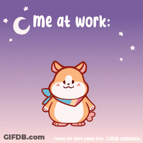 Dog Saying C Me At Work GIF