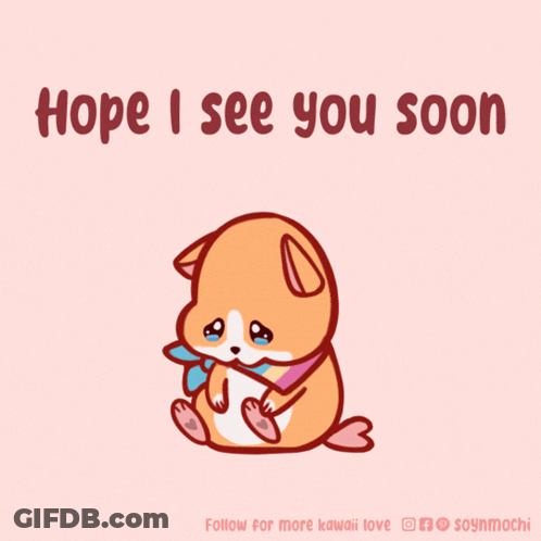 Dog Saying Hope I See You Soon GIF