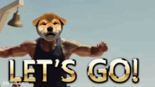 Dog Saying Let's Go GIF