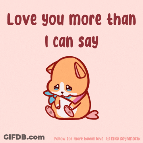 Dog Saying Love You More Than I Can Say GIF