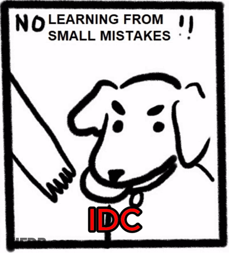 Dog Saying Only Perfection Idc GIF