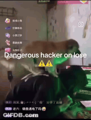 Dog Sitting On Person Dangerous Hacker GIF