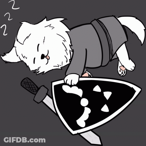 Dog Sleeping In Bed With Goodnight Message GIF