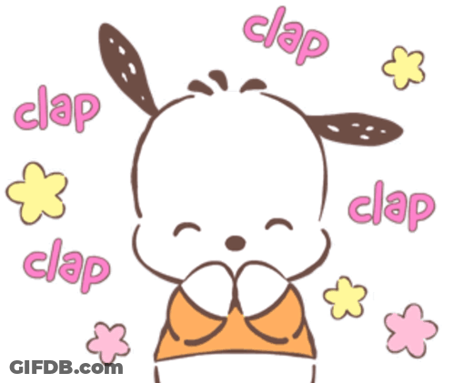 Dog Surrounded By Clap GIF