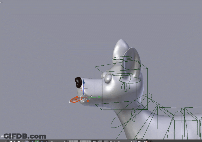 Dog Tongue 3D Cartoon GIF