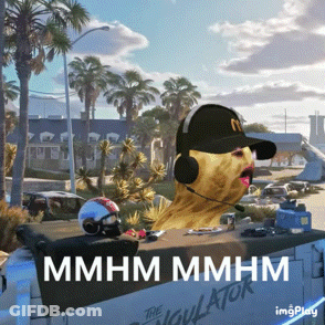 Dog Wearing Headphones And McDonald's Hat GIF