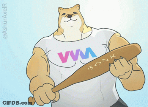 Dog Wearing VVM Shirt GIF